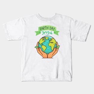 Earth day 2024 Kids T-Shirt